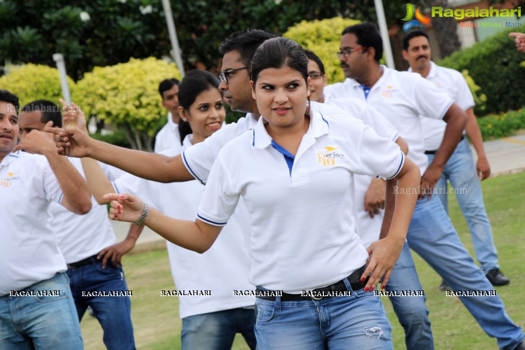 Zumba Performance and Class at Novotel Hyderabad Airport Employee Celebration Week