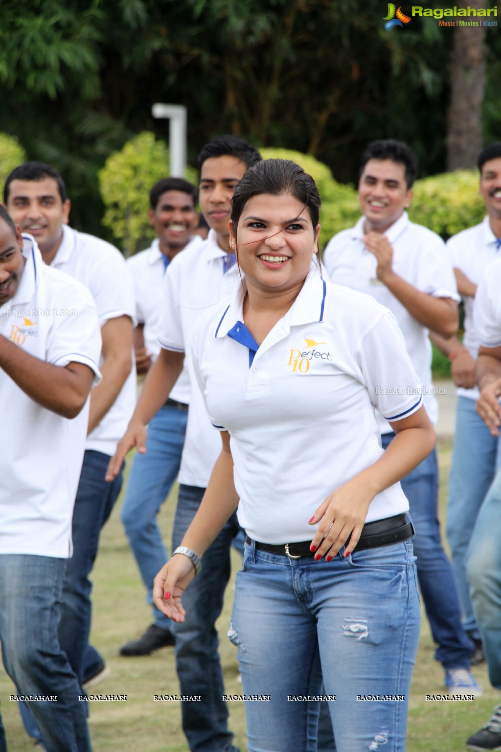 Zumba Performance and Class at Novotel Hyderabad Airport Employee Celebration Week