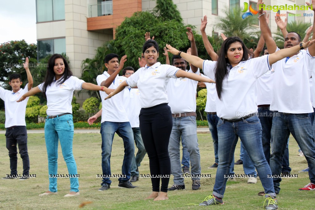 Zumba Performance and Class at Novotel Hyderabad Airport Employee Celebration Week