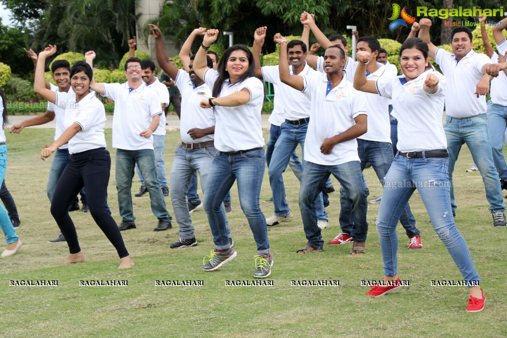 Zumba Performance and Class at Novotel Hyderabad Airport Employee Celebration Week