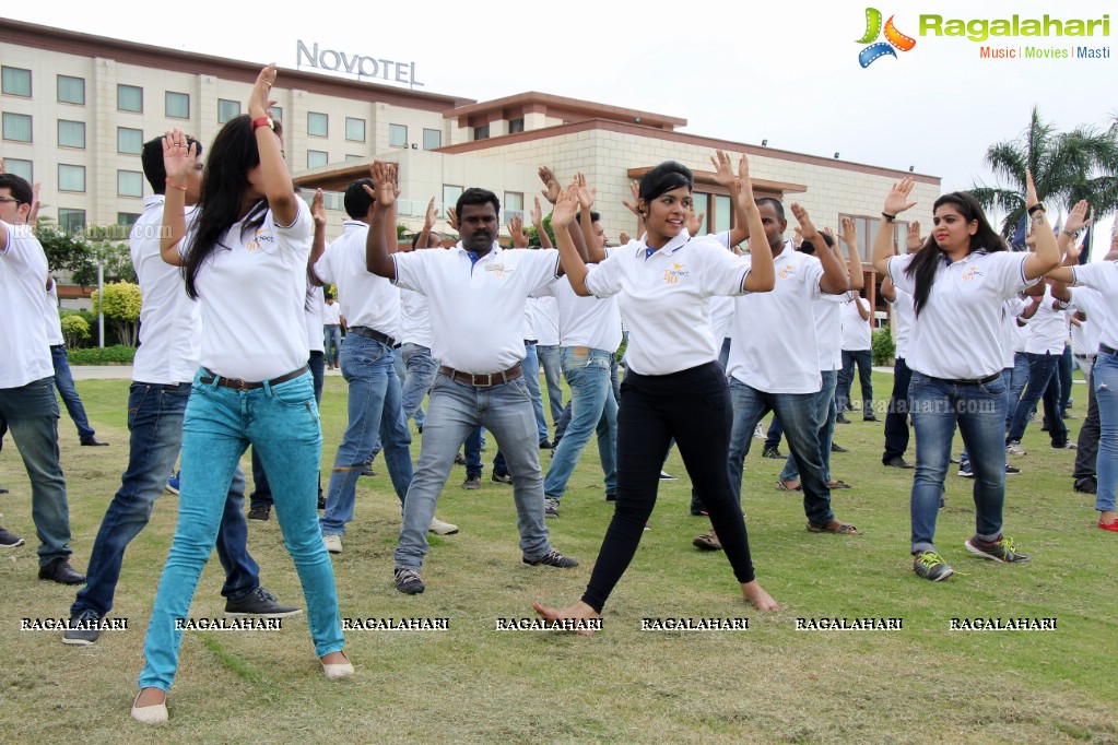 Zumba Performance and Class at Novotel Hyderabad Airport Employee Celebration Week