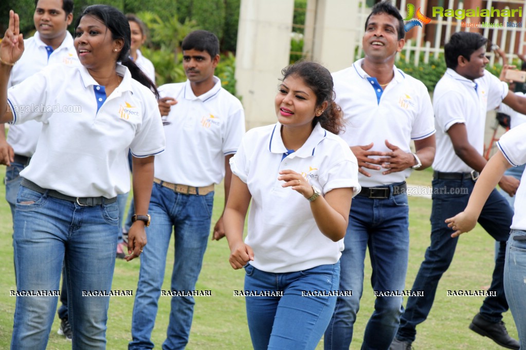 Zumba Performance and Class at Novotel Hyderabad Airport Employee Celebration Week