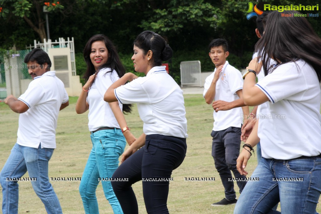 Zumba Performance and Class at Novotel Hyderabad Airport Employee Celebration Week