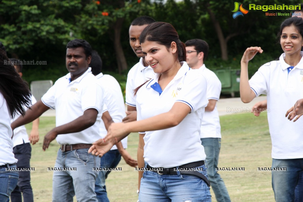 Zumba Performance and Class at Novotel Hyderabad Airport Employee Celebration Week