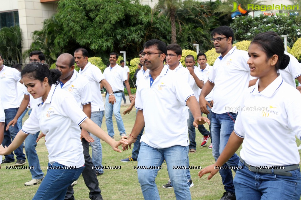 Zumba Performance and Class at Novotel Hyderabad Airport Employee Celebration Week