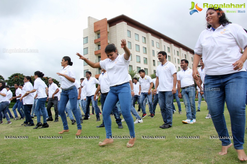 Zumba Performance and Class at Novotel Hyderabad Airport Employee Celebration Week
