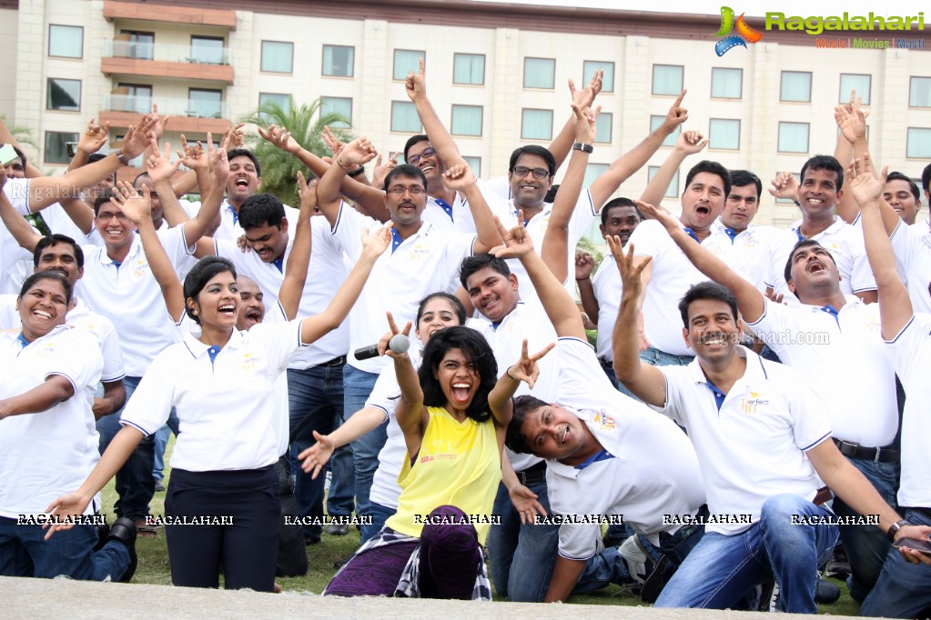 Zumba Performance and Class at Novotel Hyderabad Airport Employee Celebration Week