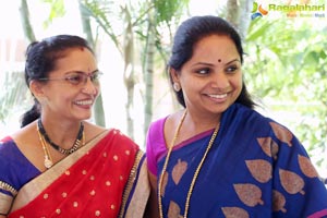 TRS MP Kavitha Sri Valli Team