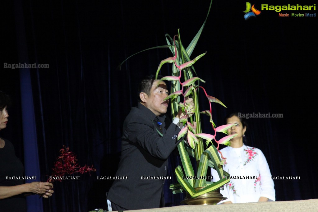 Bathukamma-Song of Flowers 2017 - International Ikebana Festival at Shilpakala Vedika (Day 3)