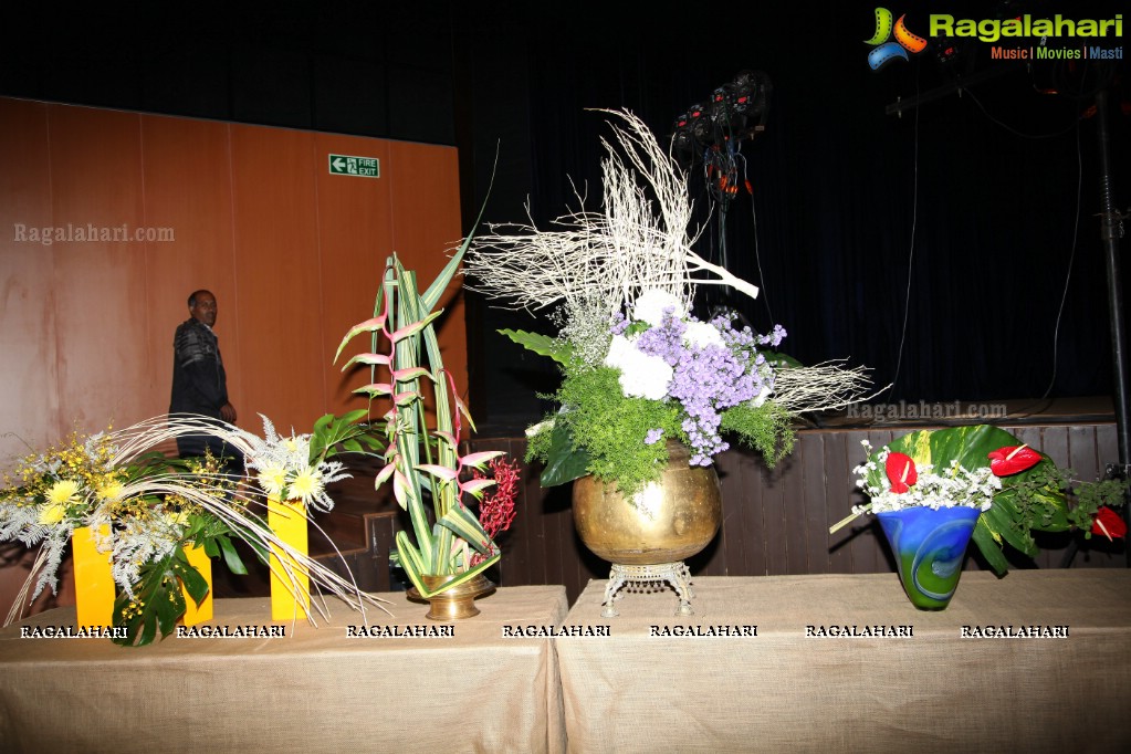 Bathukamma-Song of Flowers 2017 - International Ikebana Festival at Shilpakala Vedika (Day 3)