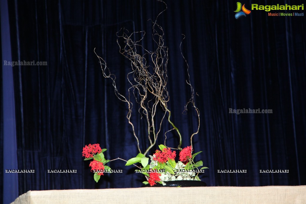 Bathukamma-Song of Flowers 2017 - International Ikebana Festival at Shilpakala Vedika (Day 3)