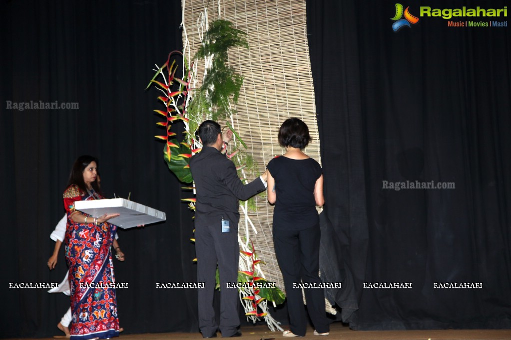 Bathukamma-Song of Flowers 2017 - International Ikebana Festival at Shilpakala Vedika (Day 3)