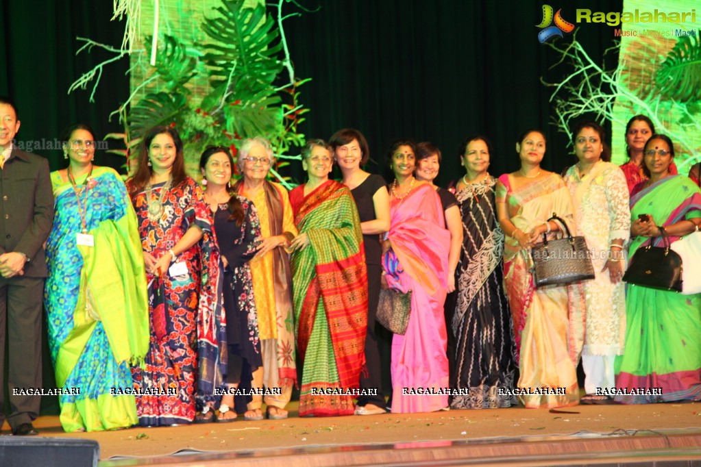 Bathukamma-Song of Flowers 2017 - International Ikebana Festival at Shilpakala Vedika (Day 3)