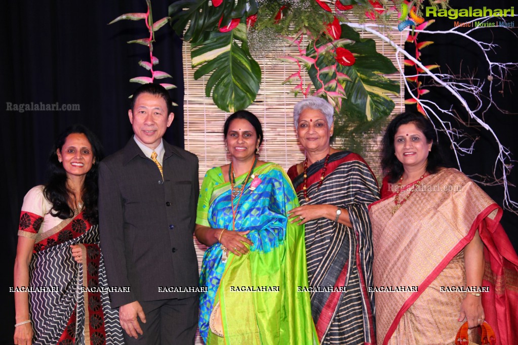 Bathukamma-Song of Flowers 2017 - International Ikebana Festival at Shilpakala Vedika (Day 3)