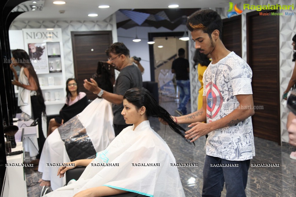 Trends Miss Hyderabad 2017 Makeover of the Finalist at F Salon, Jubilee Hills, Hyderabad