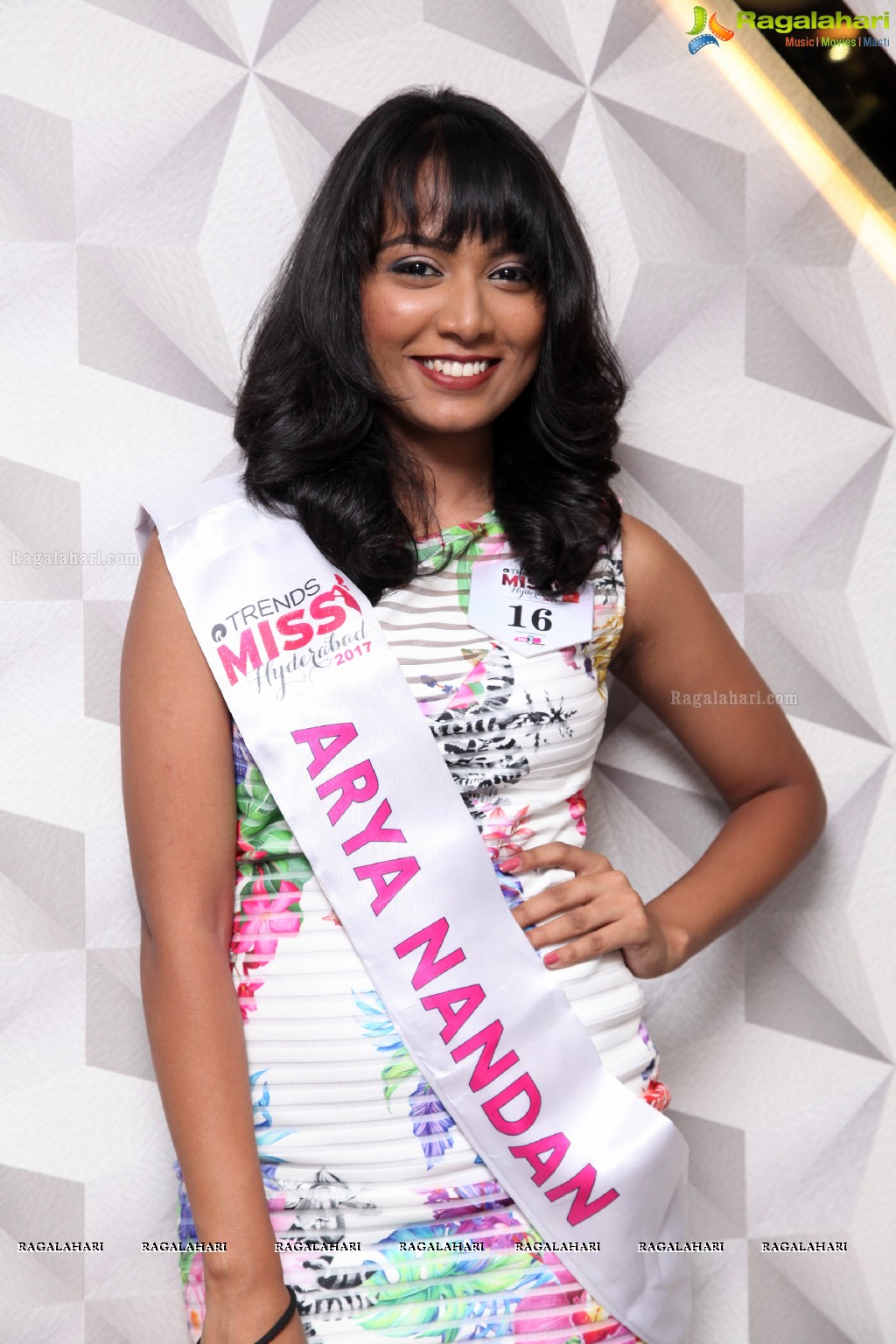 Trends Miss Hyderabad 2017 Makeover of the Finalist at F Salon, Jubilee Hills, Hyderabad