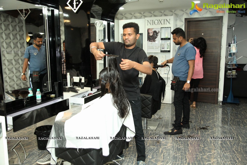 Trends Miss Hyderabad 2017 Makeover of the Finalist at F Salon, Jubilee Hills, Hyderabad