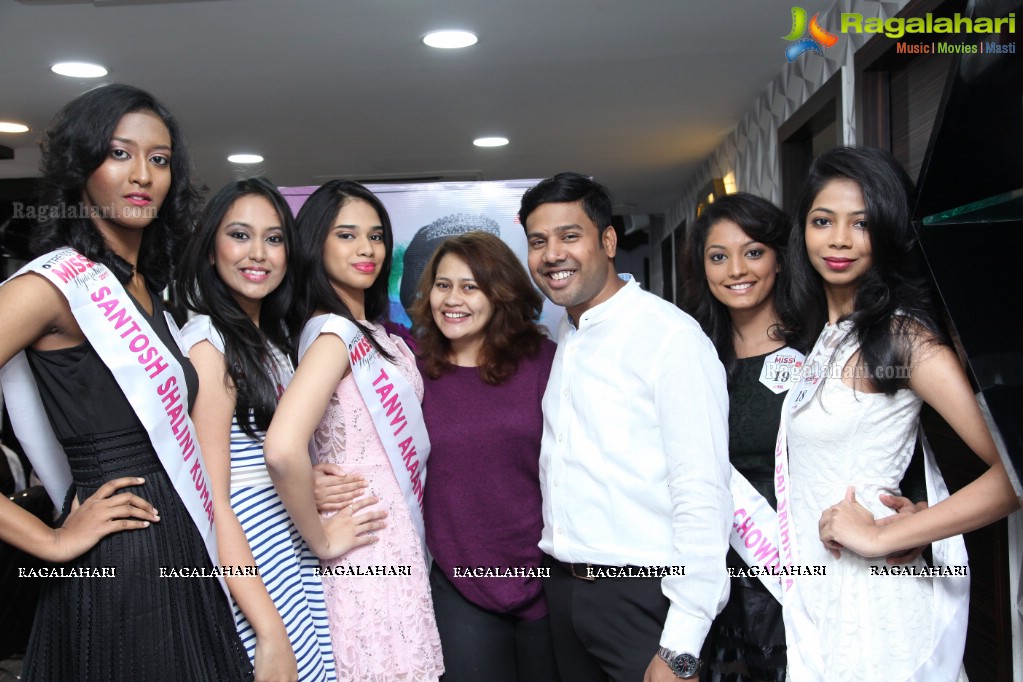 Trends Miss Hyderabad 2017 Makeover of the Finalist at F Salon, Jubilee Hills, Hyderabad