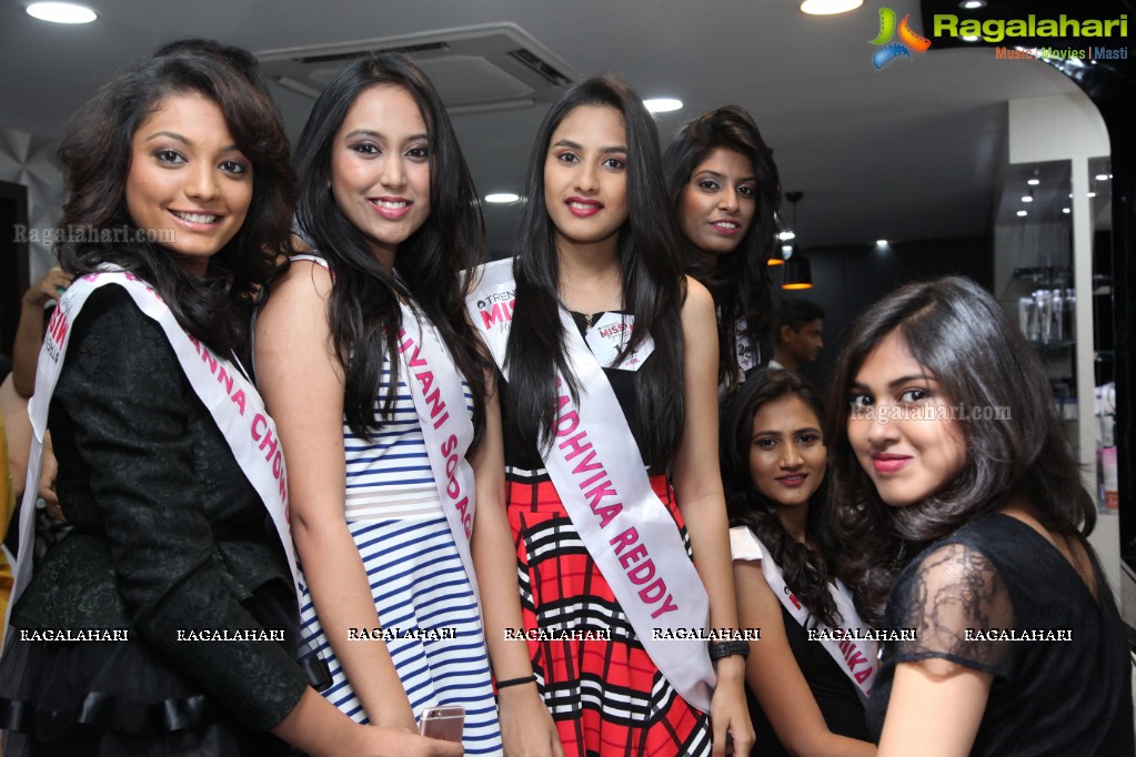 Trends Miss Hyderabad 2017 Makeover of the Finalist at F Salon, Jubilee Hills, Hyderabad