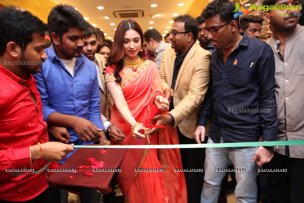 Tamannaah launches Brundavan Silks Showroom at General Bazaar, Secunderabad, Hyderabad