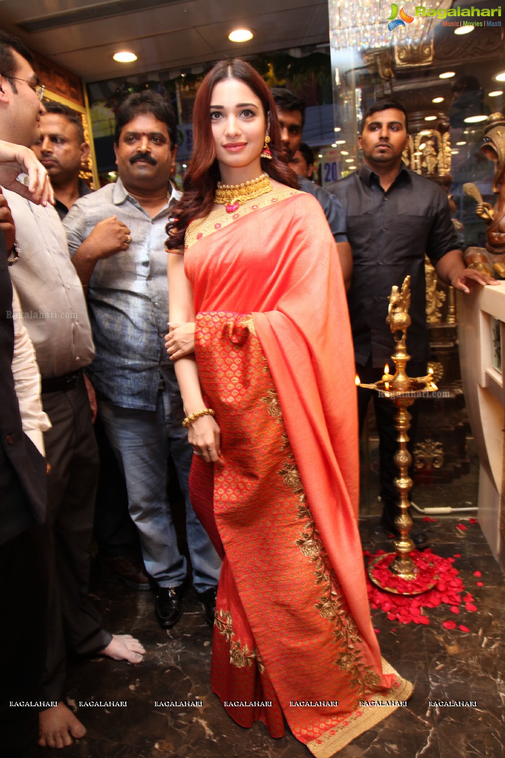Tamannaah launches Brundavan Silks Showroom at General Bazaar, Secunderabad, Hyderabad