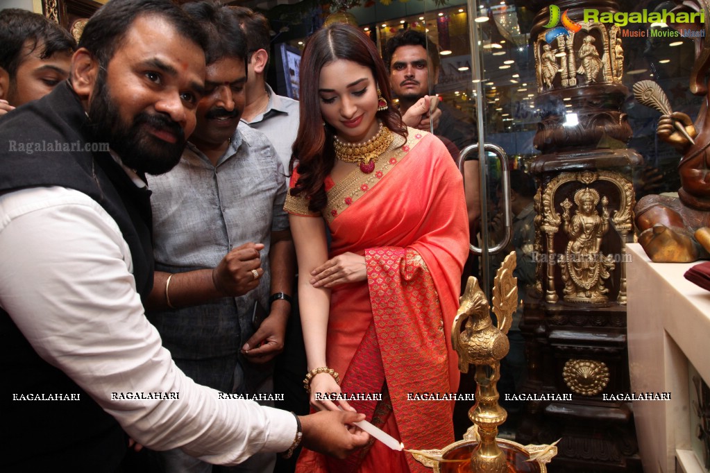 Tamannaah launches Brundavan Silks Showroom at General Bazaar, Secunderabad, Hyderabad