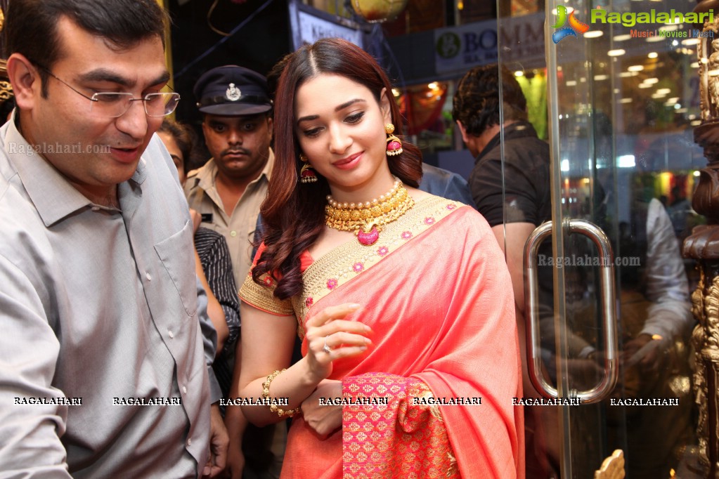 Tamannaah launches Brundavan Silks Showroom at General Bazaar, Secunderabad, Hyderabad