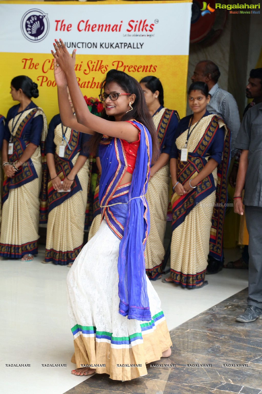 Poola Bathukamma Sambaralu by Chennai Silks, Kukatpally