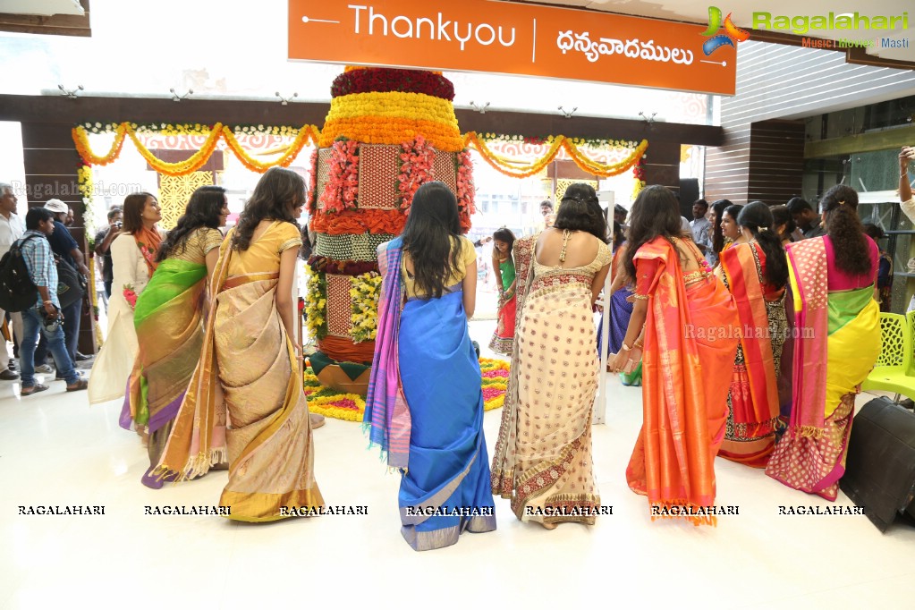 Poola Bathukamma Sambaralu by Chennai Silks, Kukatpally