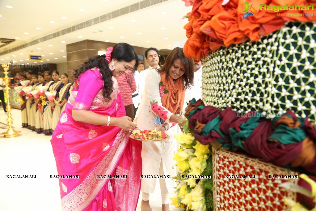 Poola Bathukamma Sambaralu by Chennai Silks, Kukatpally