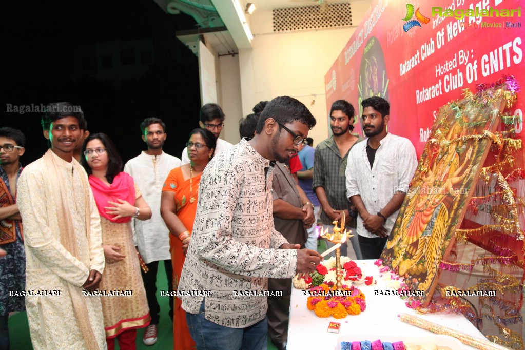 Dandiya Dhoom 2017 at G. Narayanamma Institute of Technology and Science (GNITS)