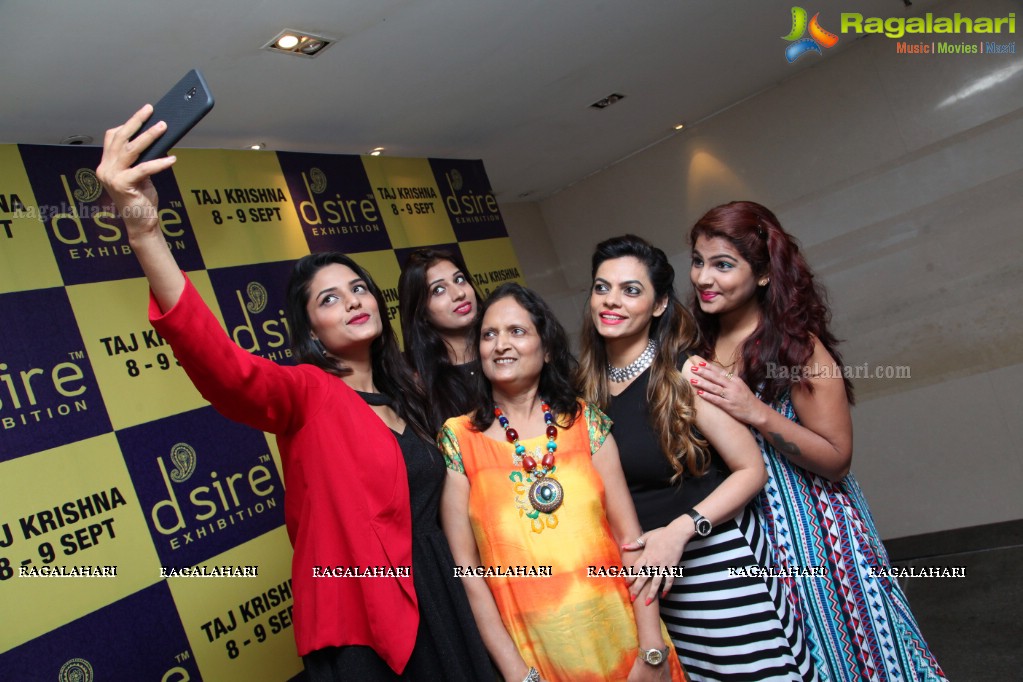 Grand Curtain Raiser of Desire Designer Exhibition at Taj Krishna