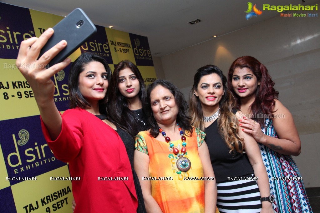 Grand Curtain Raiser of Desire Designer Exhibition at Taj Krishna