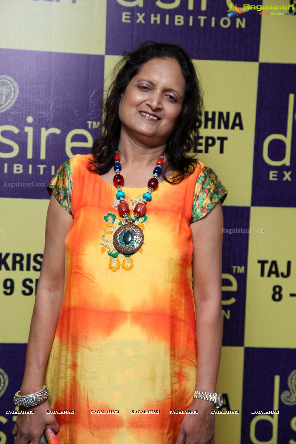 Grand Curtain Raiser of Desire Designer Exhibition at Taj Krishna