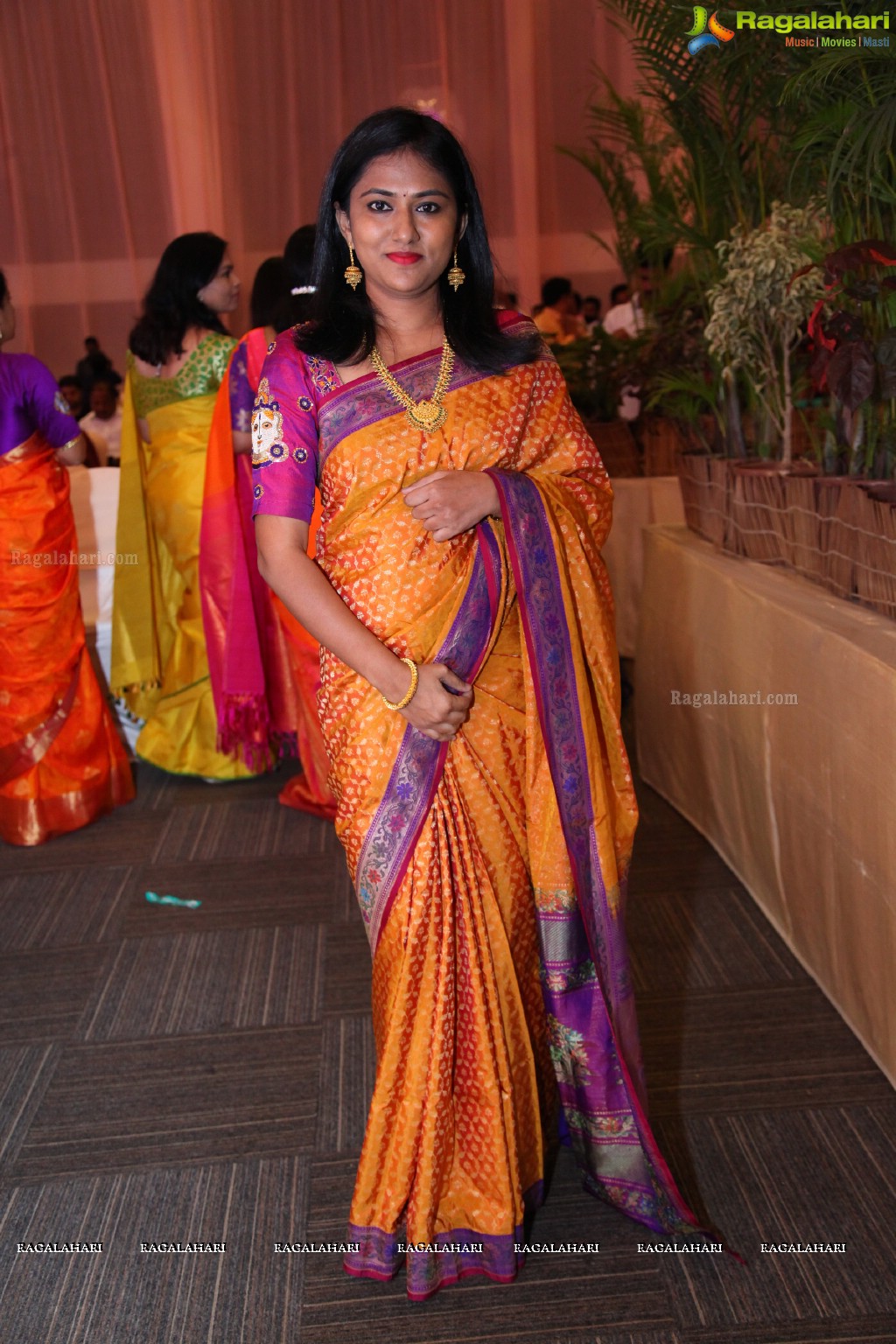 Grand Dhoti and Saree Ceremony of Prithvi Mohan and Maanvi Mohan at JRC Covention Hall, Hyderabad