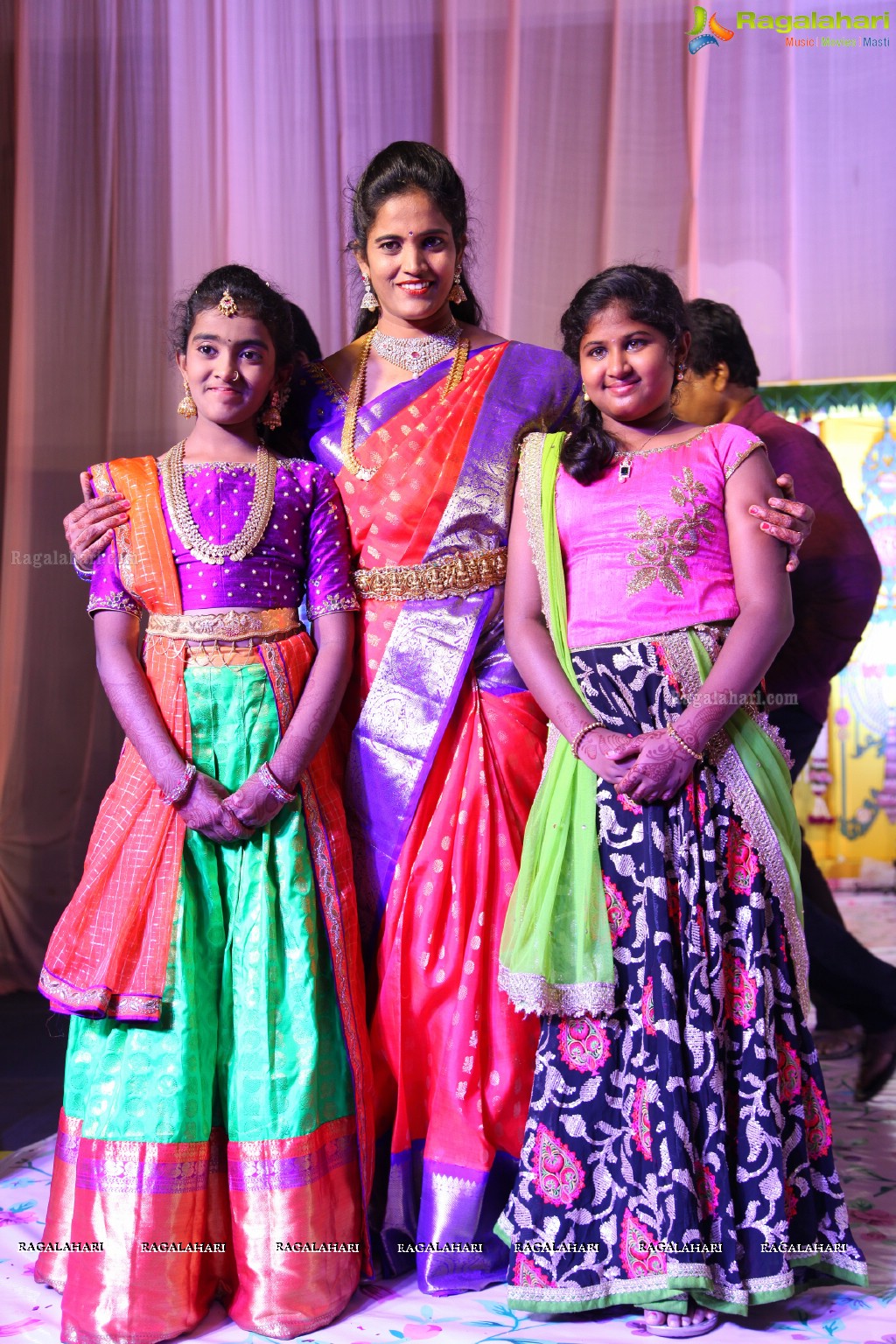 Grand Dhoti and Saree Ceremony of Prithvi Mohan and Maanvi Mohan at JRC Covention Hall, Hyderabad