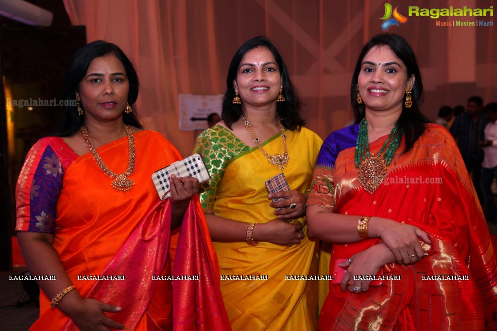 Grand Dhoti and Saree Ceremony of Prithvi Mohan and Maanvi Mohan at JRC Covention Hall, Hyderabad