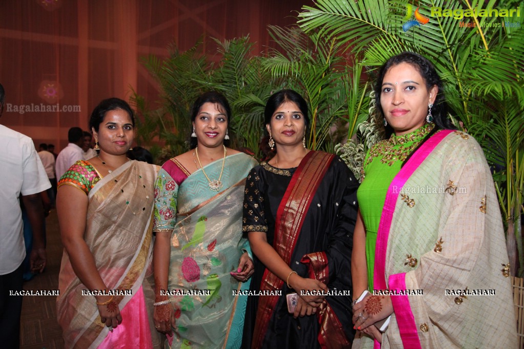 Grand Dhoti and Saree Ceremony of Prithvi Mohan and Maanvi Mohan at JRC Covention Hall, Hyderabad