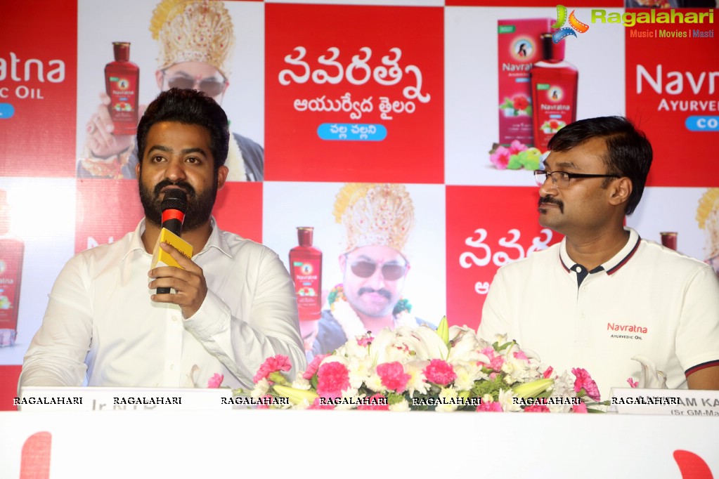 Emami Press Conference with NTR at The Park, Hyderabad