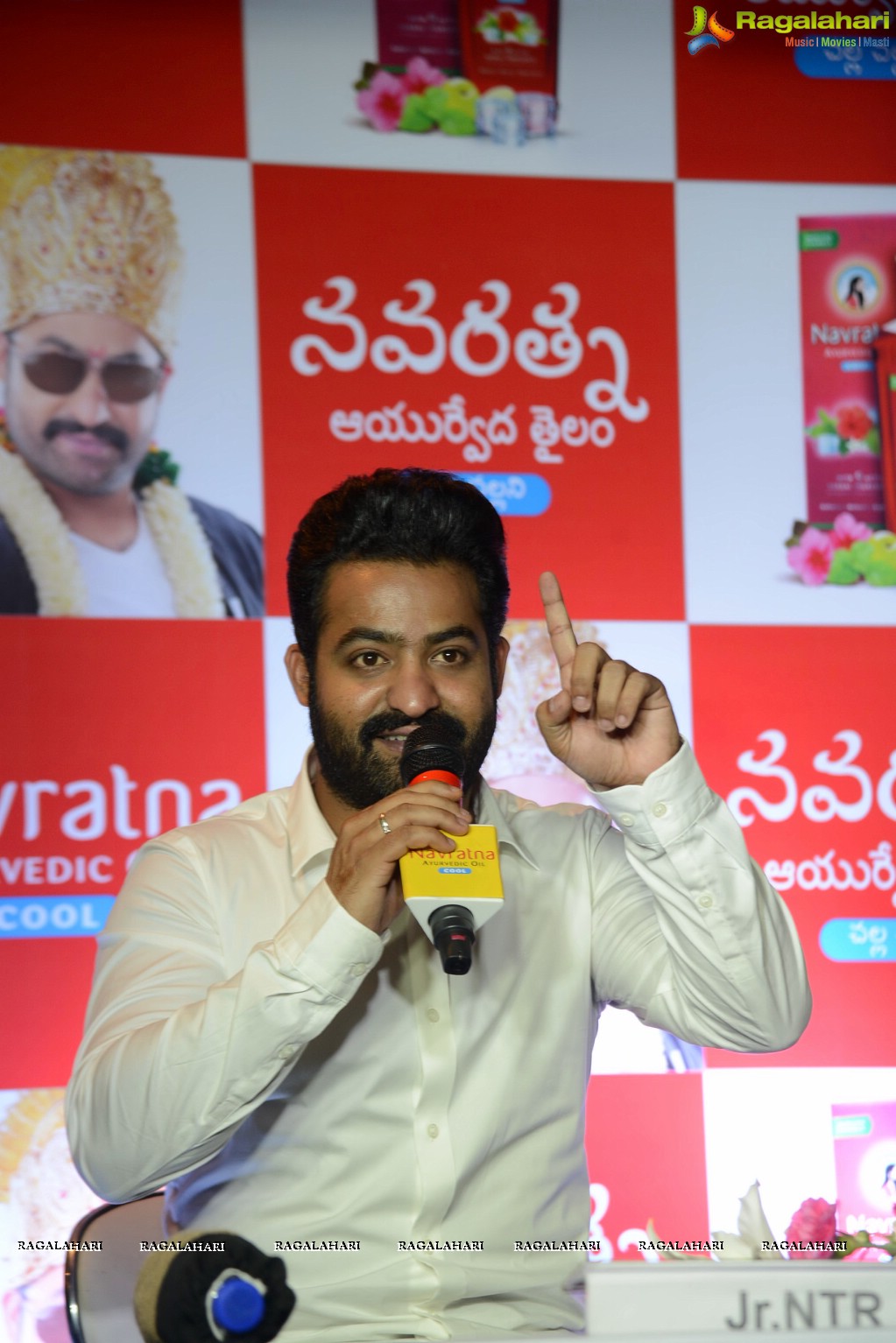 Emami Press Conference with NTR at The Park, Hyderabad