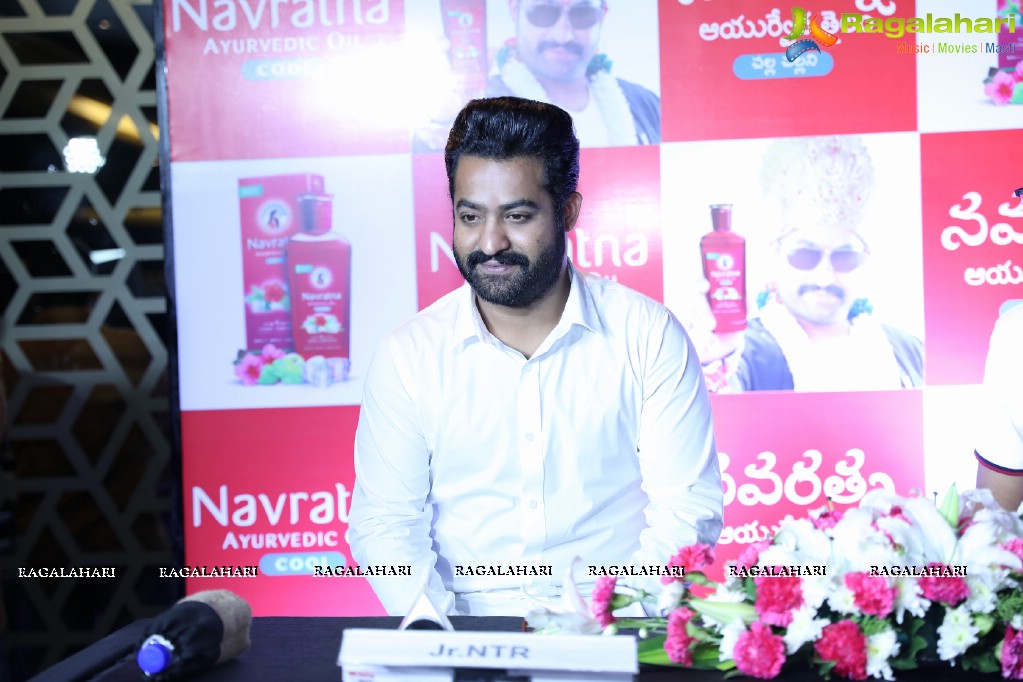 Emami Press Conference with NTR at The Park, Hyderabad