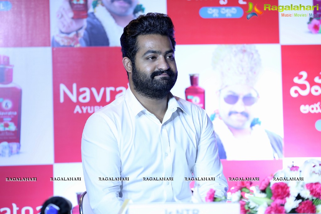 Emami Press Conference with NTR at The Park, Hyderabad