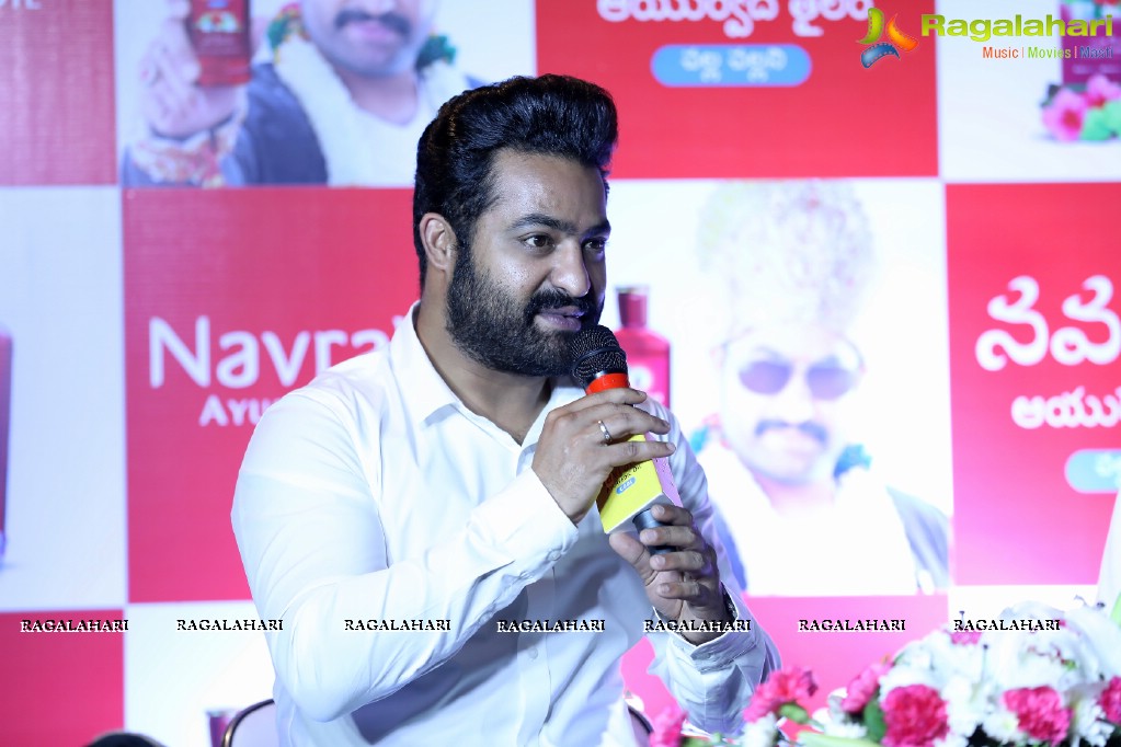 Emami Press Conference with NTR at The Park, Hyderabad