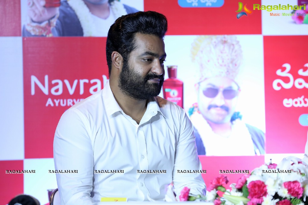 Emami Press Conference with NTR at The Park, Hyderabad