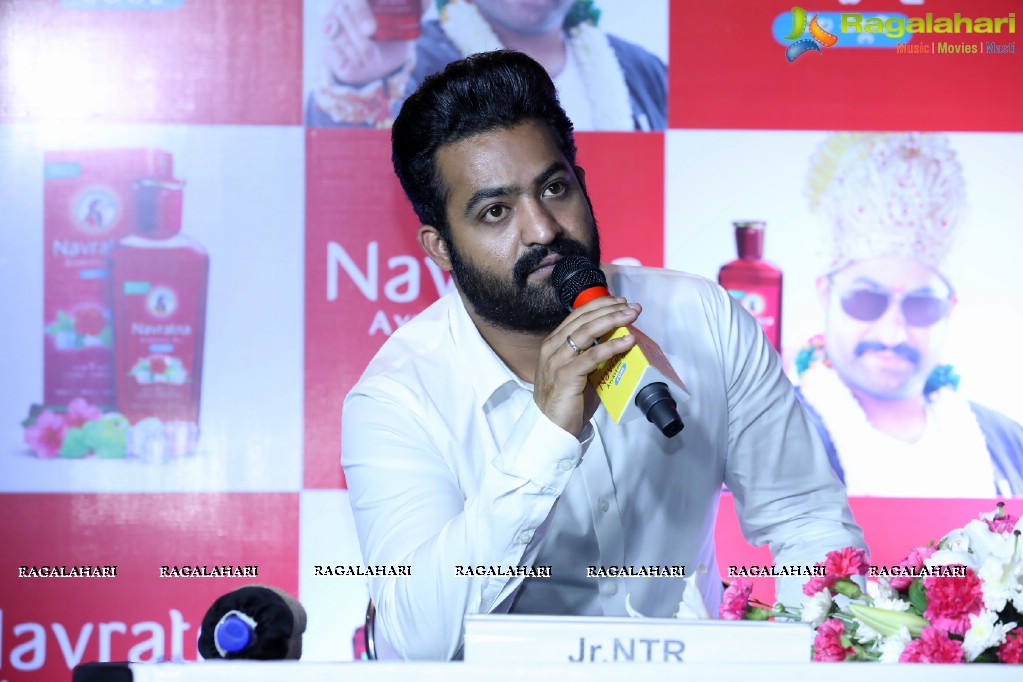 Emami Press Conference with NTR at The Park, Hyderabad