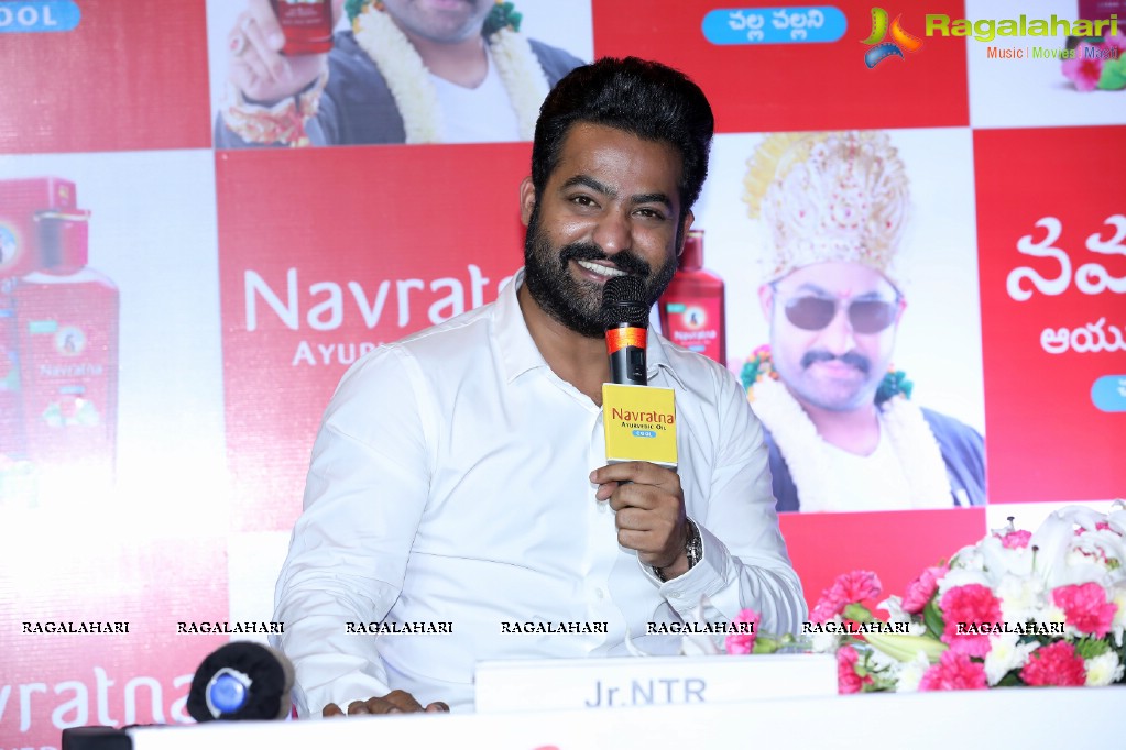 Emami Press Conference with NTR at The Park, Hyderabad