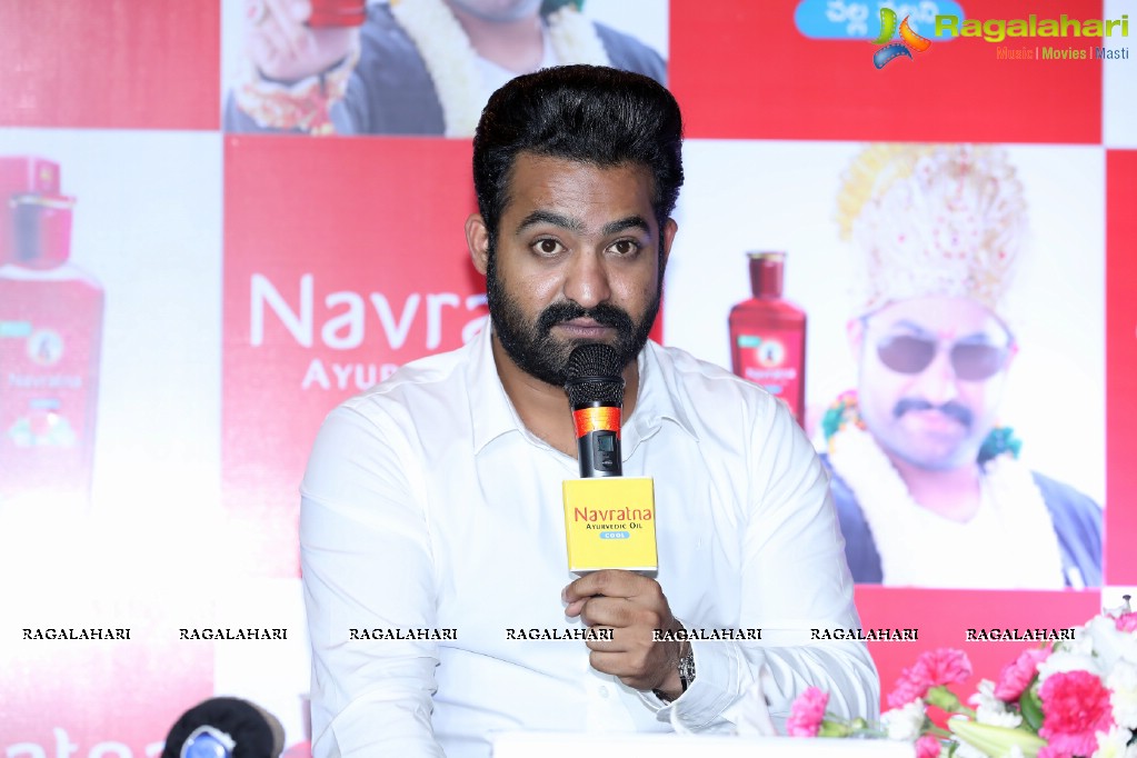 Emami Press Conference with NTR at The Park, Hyderabad