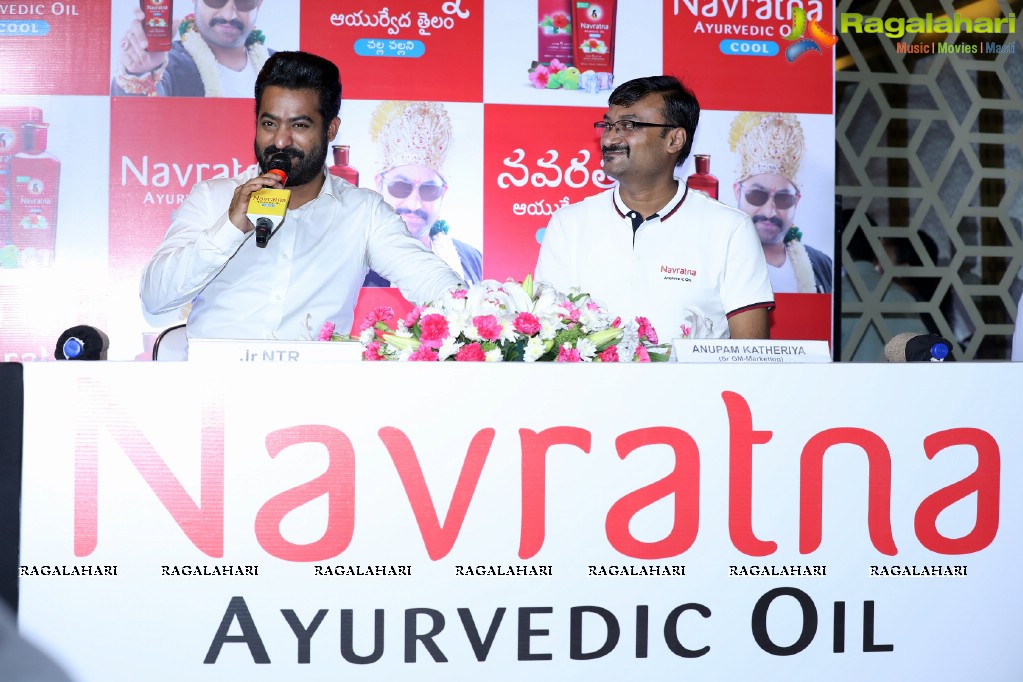 Emami Press Conference with NTR at The Park, Hyderabad