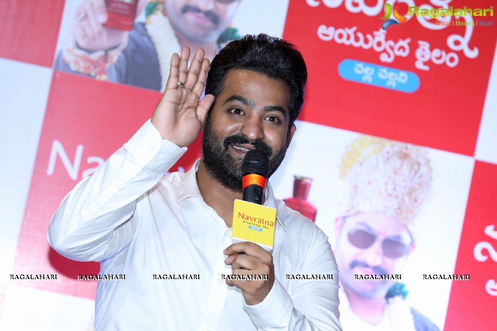 Emami Press Conference with NTR at The Park, Hyderabad