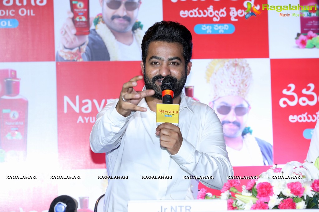 Emami Press Conference with NTR at The Park, Hyderabad